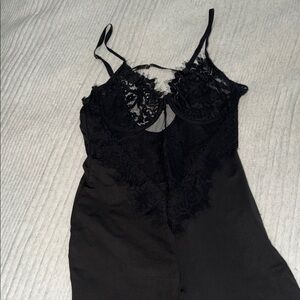 Fashionnova Black Lace Jumpsuit